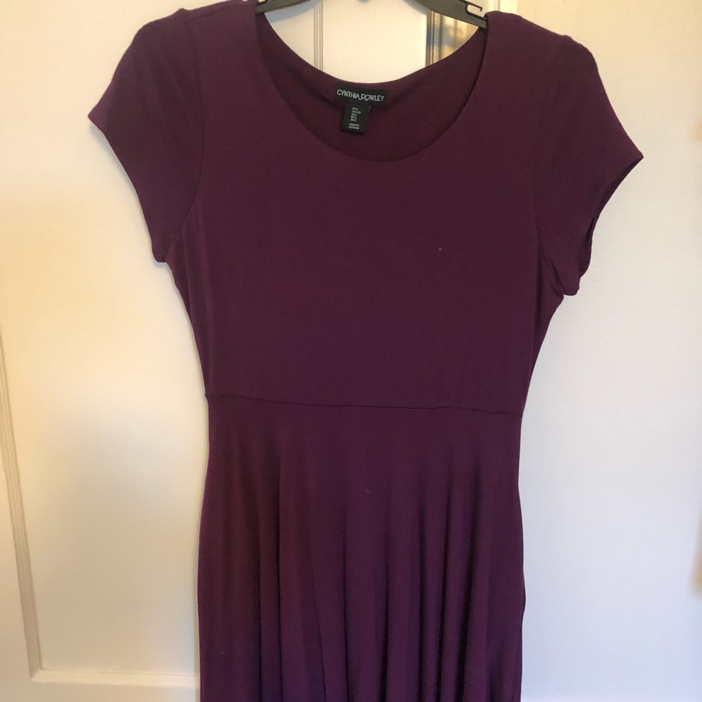 Cynthia Rowley plum dress